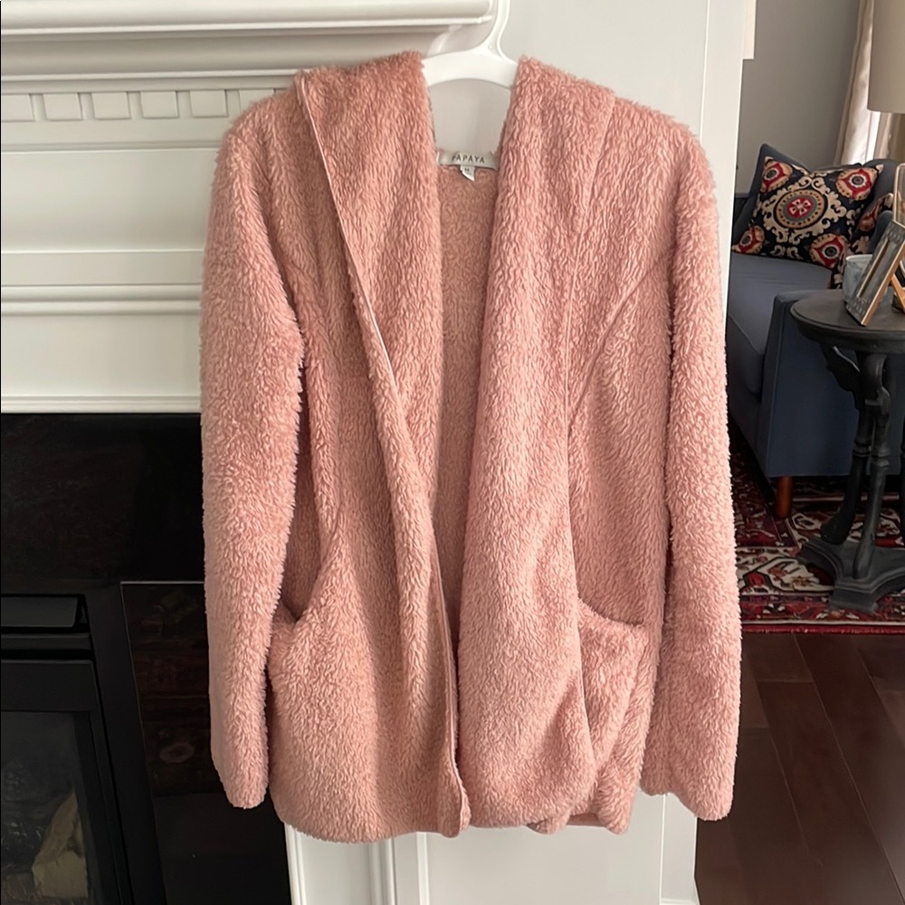 Papaya Women’s Cozy Fuzzy Jacket - M